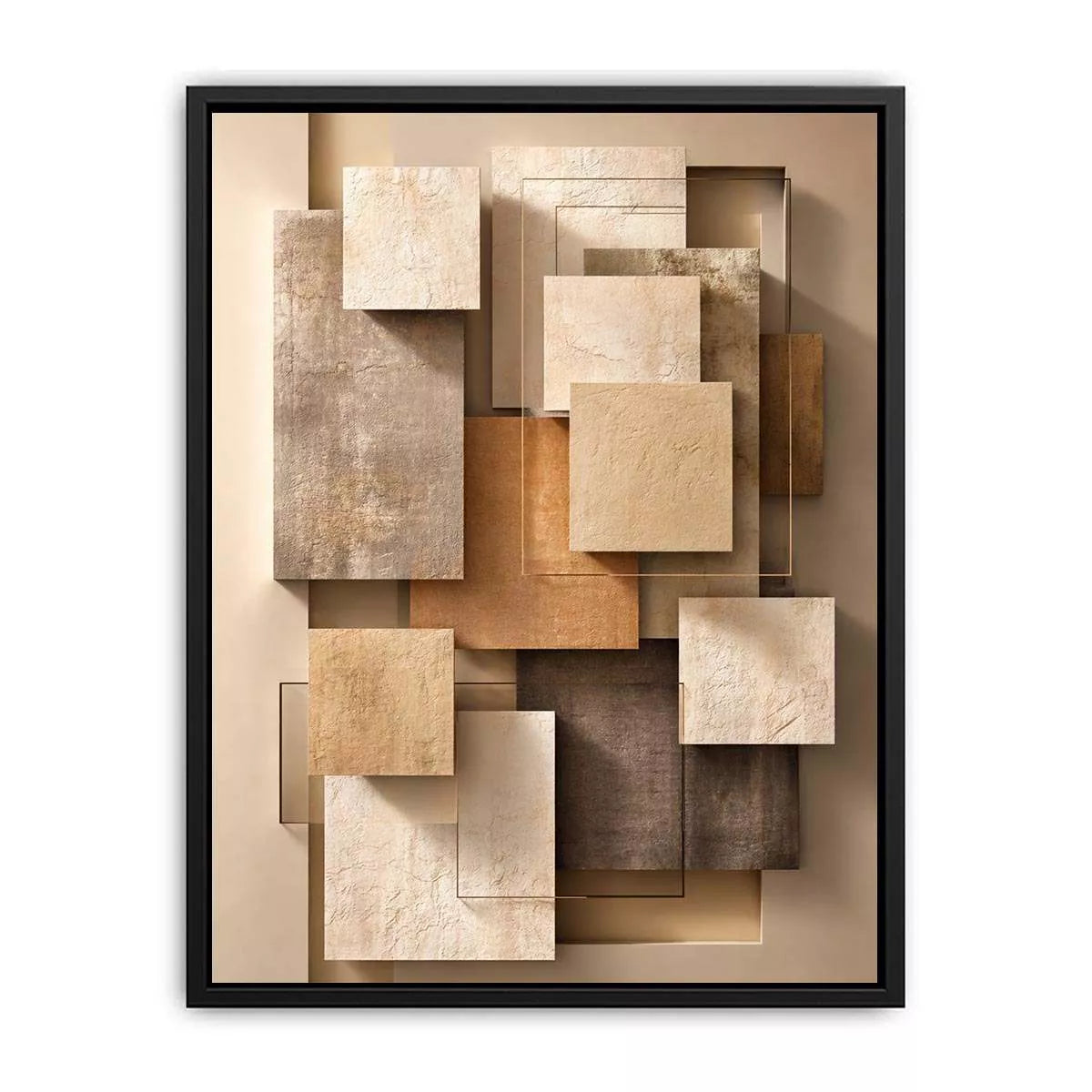 Minimalist Abstract Neutral Canvas Print Canvas