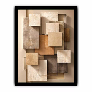 Minimalist Abstract Neutral Canvas Print Canvas