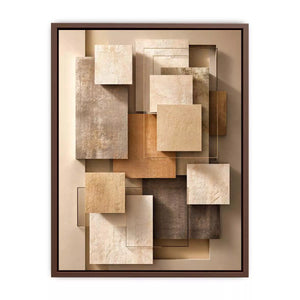Minimalist Abstract Neutral Canvas Print Canvas