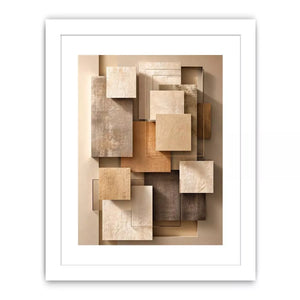 Minimalist Abstract Neutral Canvas Print Canvas