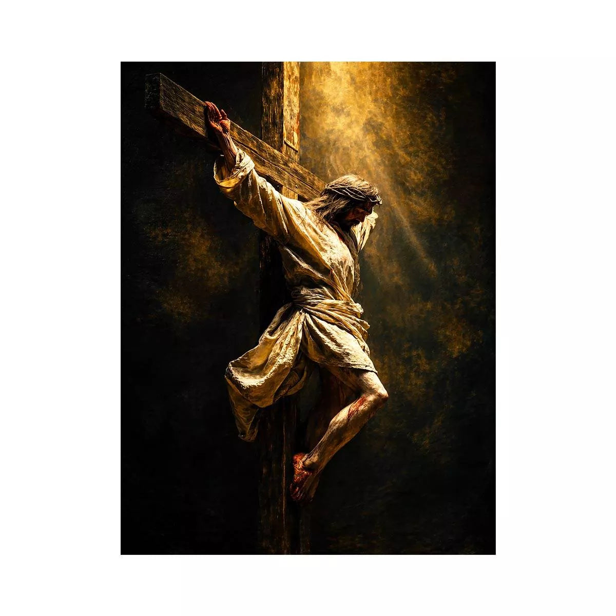 Jesus Crucifixion Canvas Canvas Print