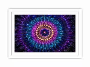 Cosmic Mandala Canvas Print | Sacred Geometry Psychedelic Canvas