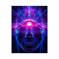 Third Eye Awakening Canvas Print | Spiritual Energy Psychedelic Canvas