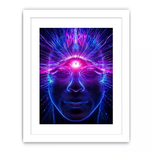 Third Eye Awakening Canvas Print | Spiritual Energy Psychedelic Canvas