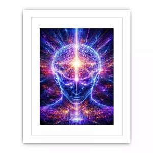 Cosmic Brain Canvas Print | Mind Expansion Psychedelic Canvas