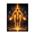 Golden Energy Canvas Print | Spiritual Awakening Light Canvas