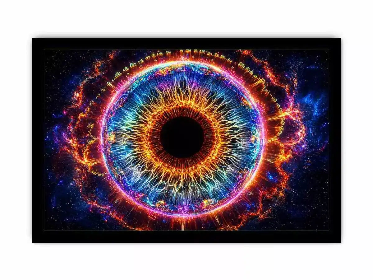 Cosmic Eye Canvas Print | Universe Vision Abstract Canvas