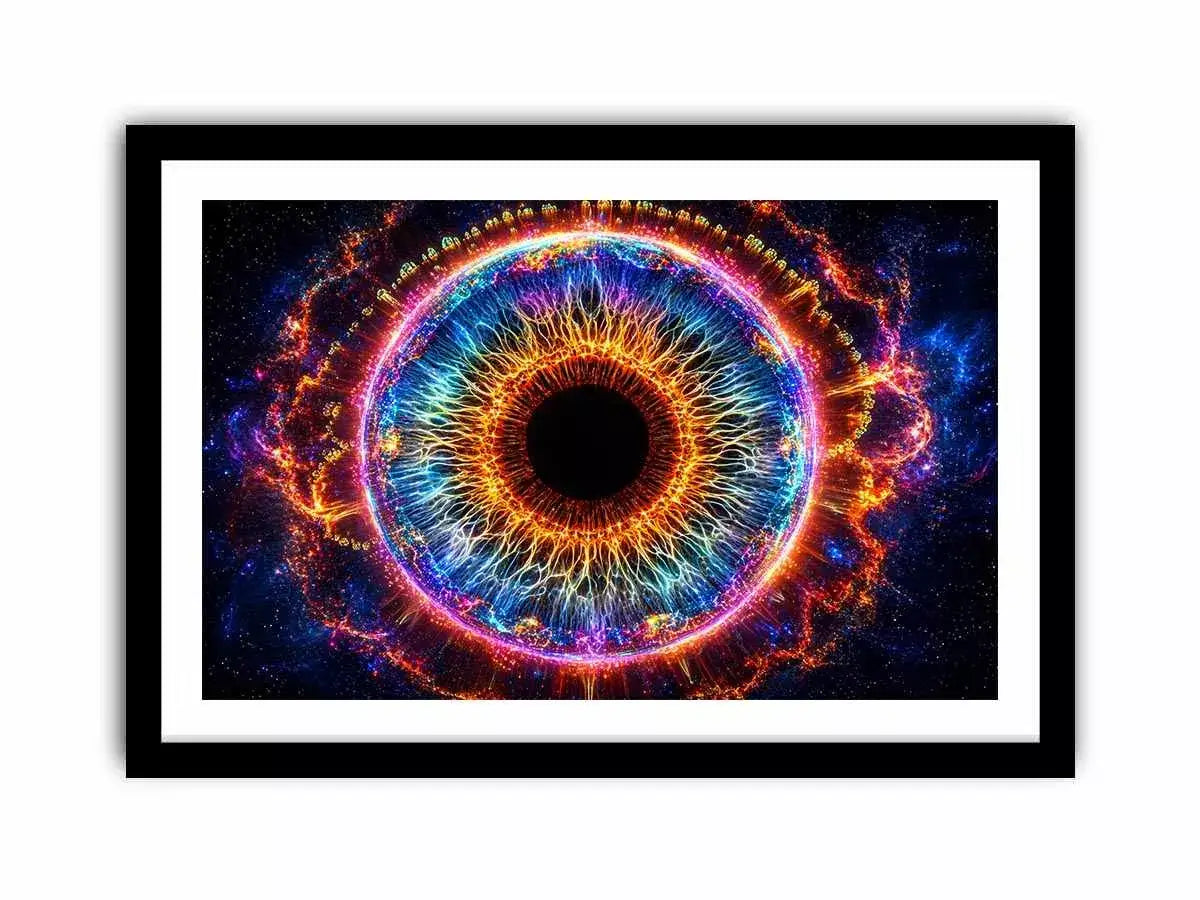 Cosmic Eye Canvas Print | Universe Vision Abstract Canvas
