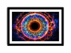 Cosmic Eye Canvas Print | Universe Vision Abstract Canvas