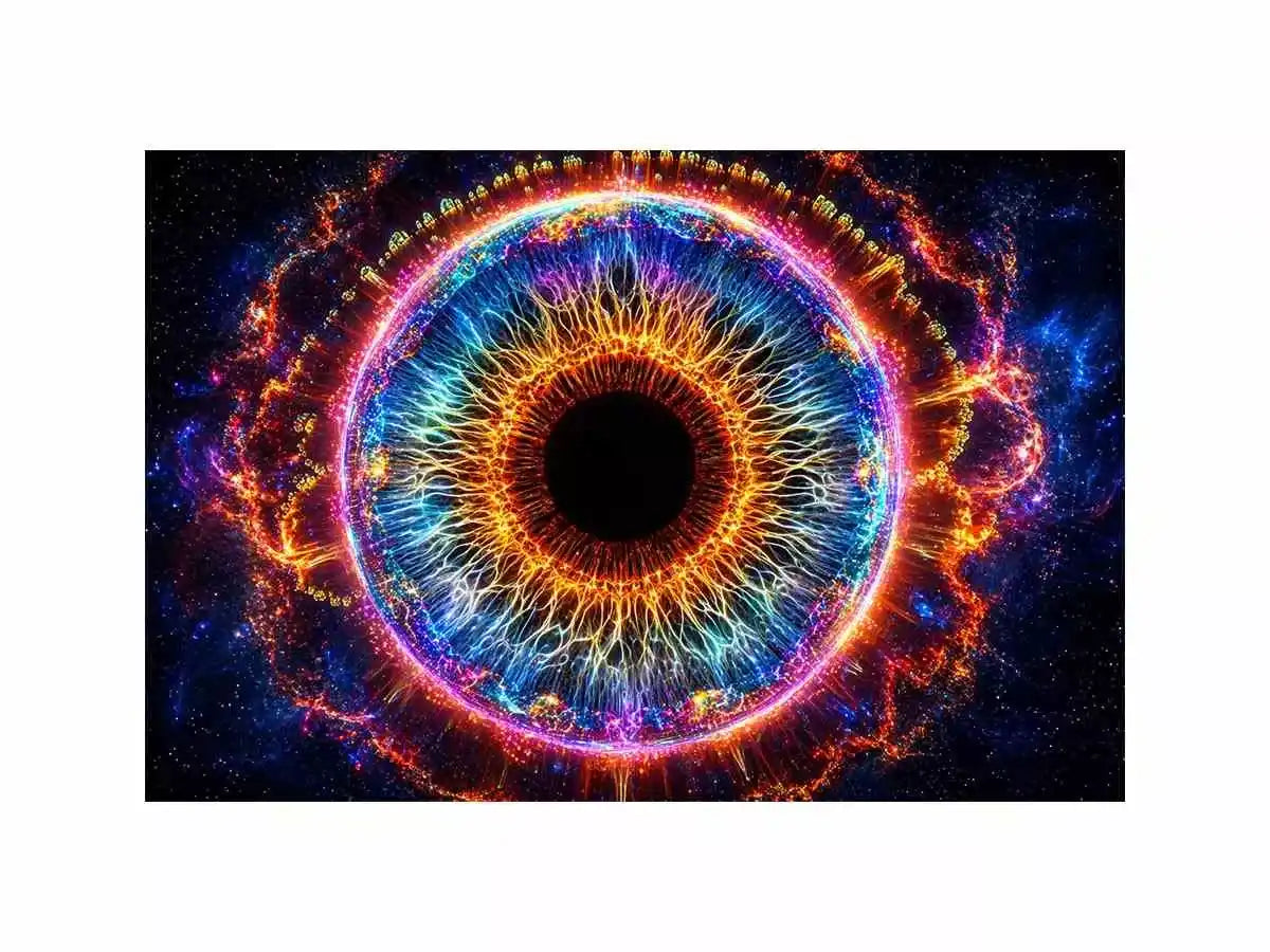 Cosmic Eye Canvas Print | Universe Vision Abstract Canvas