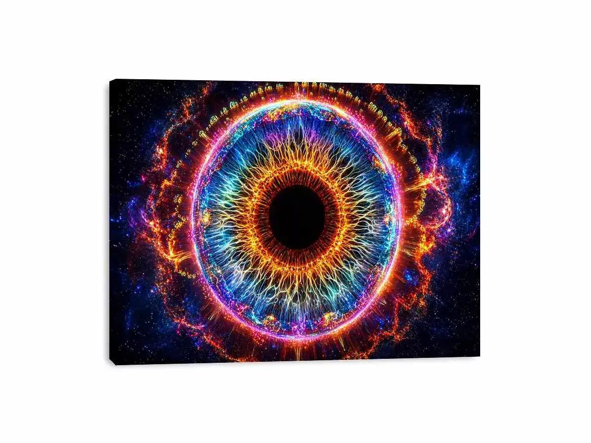 Cosmic Eye Canvas Print | Universe Vision Abstract Canvas