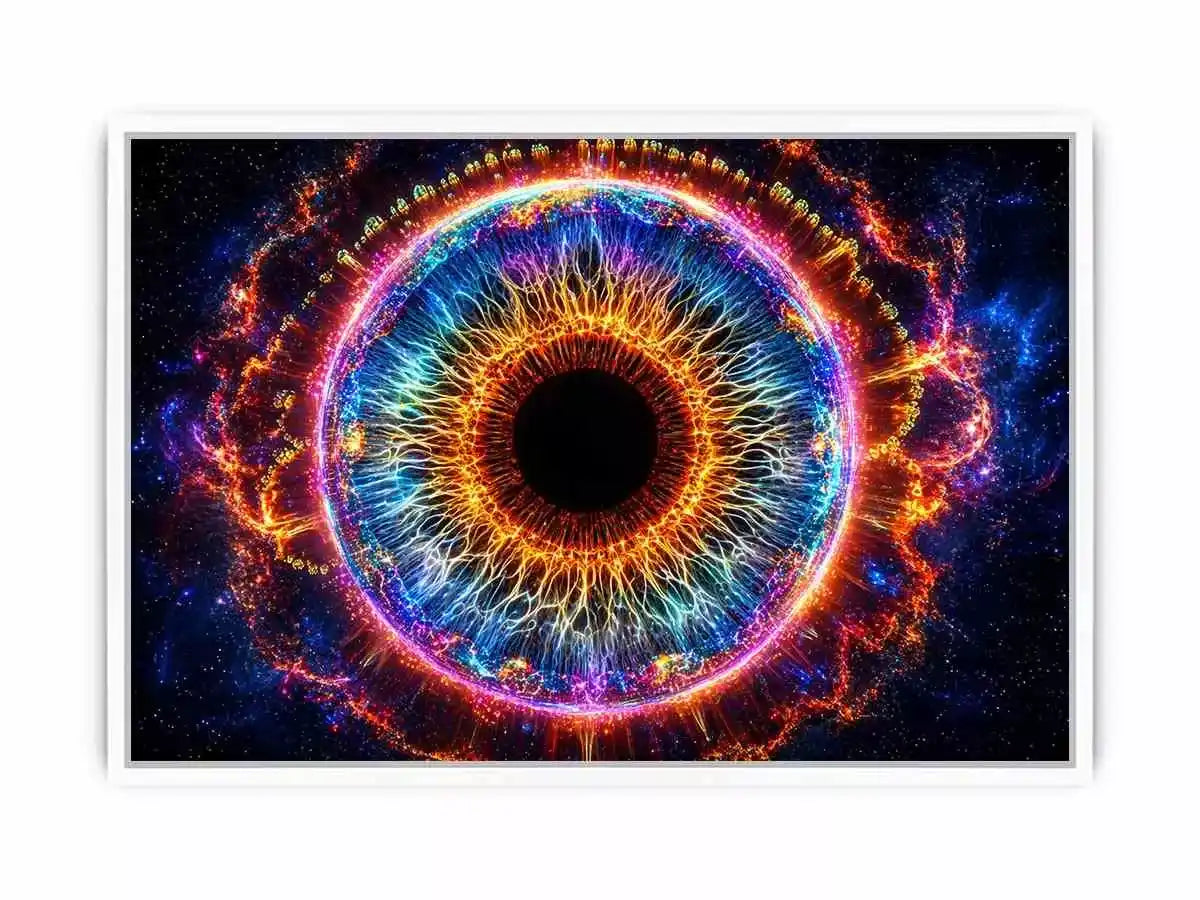 Cosmic Eye Canvas Print | Universe Vision Abstract Canvas