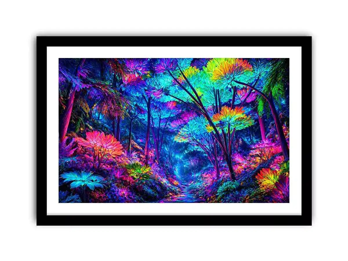 Glowing Fantasy jungle pathway