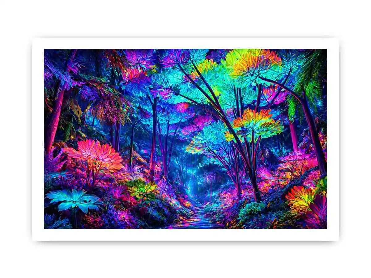 Glowing Fantasy jungle pathway