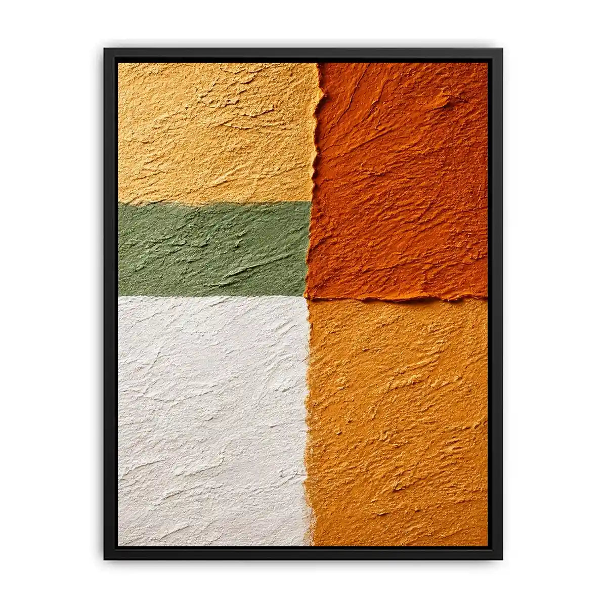abstract textured wall art warm earthy tones terracotta beige minimalist canvas decor