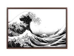 japanese wave line art canvas print modern living room ont601.webp
