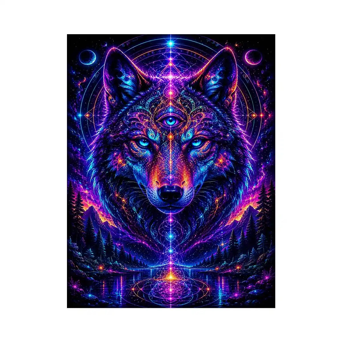 mystic cosmic wolf spirit ont630 