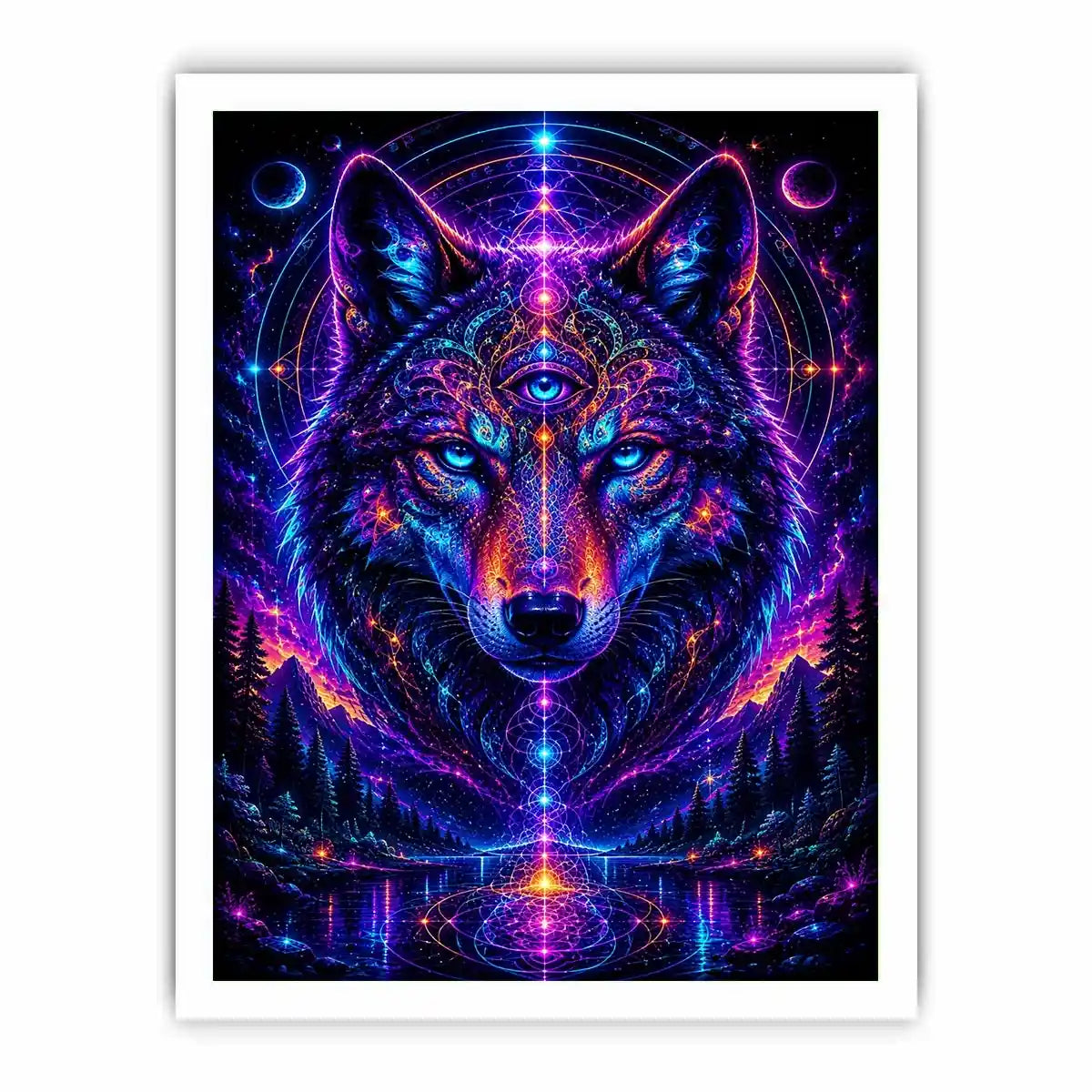 mystic cosmic wolf spirit ont630 
