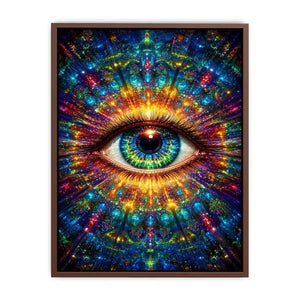 cosmic eye psychedelic canvas wall art ont638 