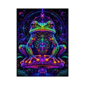 cosmic neon toad awakening psychedelic frog wall art.jpg