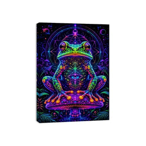 cosmic neon toad awakening psychedelic frog wall art.jpg