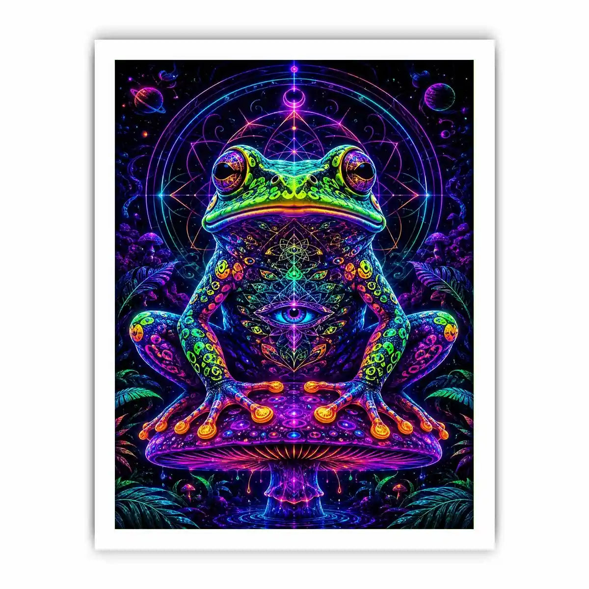 cosmic neon toad awakening psychedelic frog wall art.jpg
