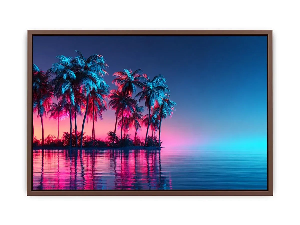 neon tropical mirage synthwave palm tree wall art.jpg