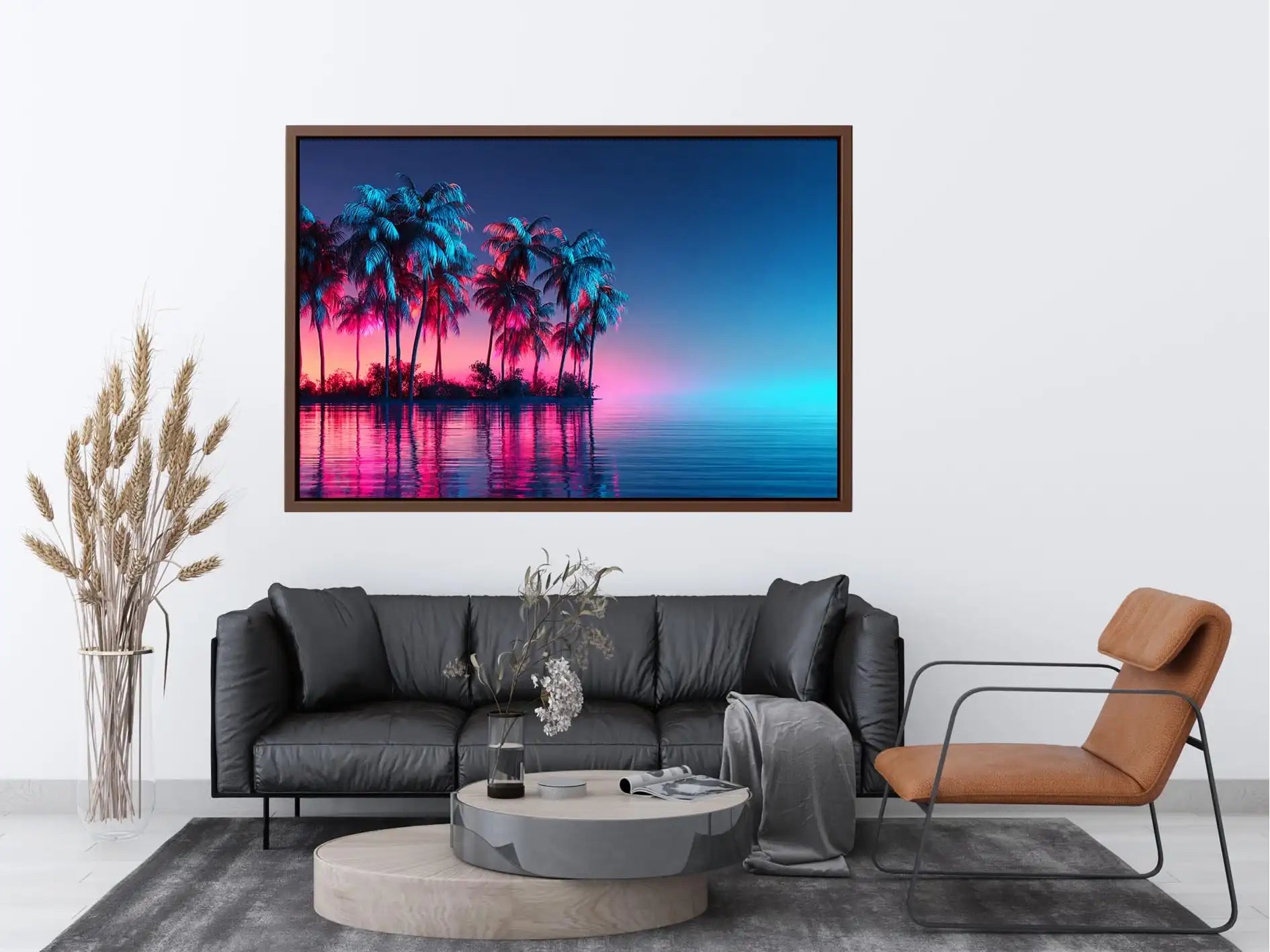 neon tropical mirage synthwave palm tree wall art.jpg