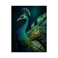 emerald peacock majesty luxury wildlife wall art.jpg
