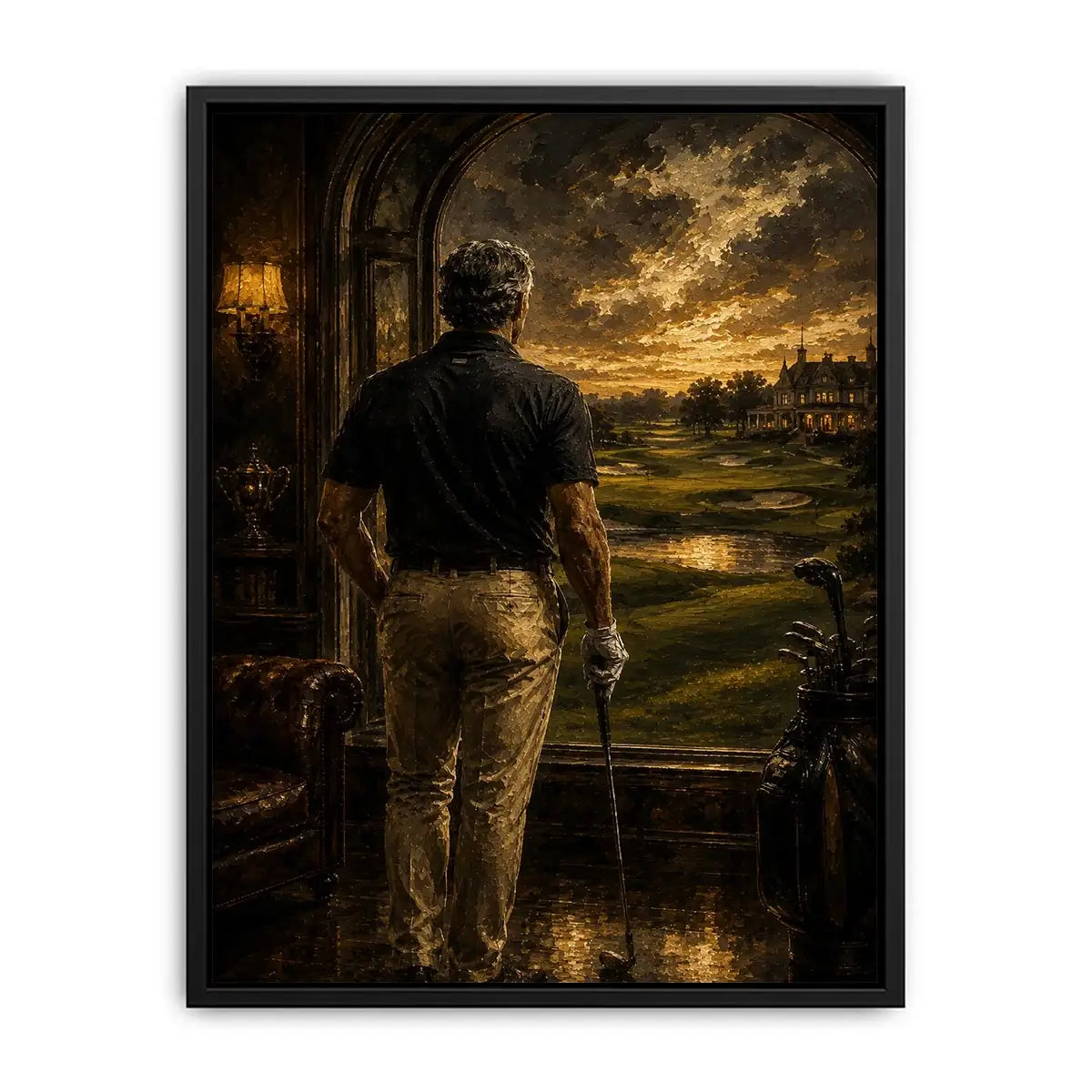 twilight golf estate luxury golfer wall art.jpg