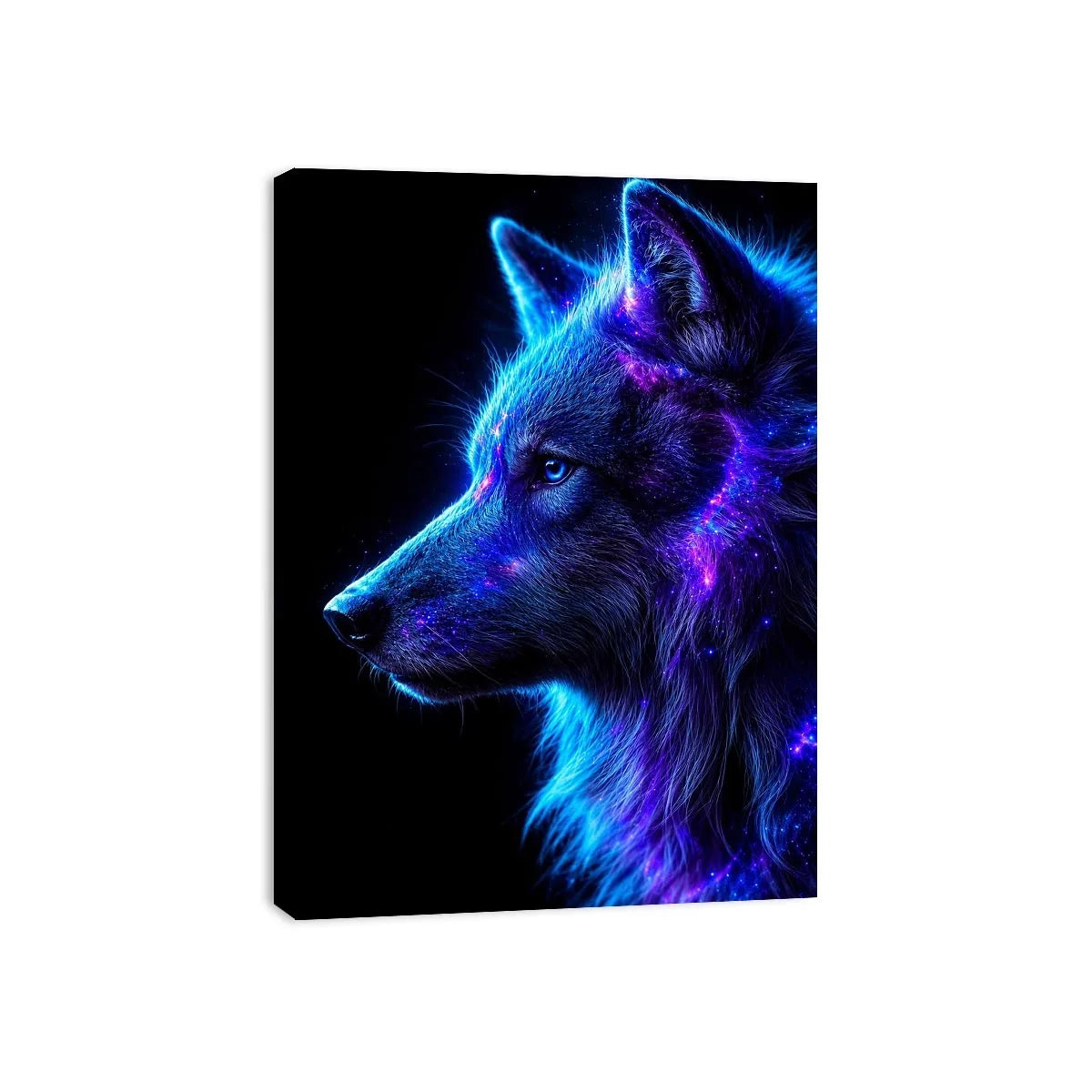 ain cosmic wolf canvas art modern living room