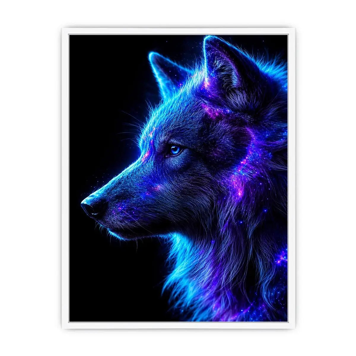 ain cosmic wolf canvas art modern living room