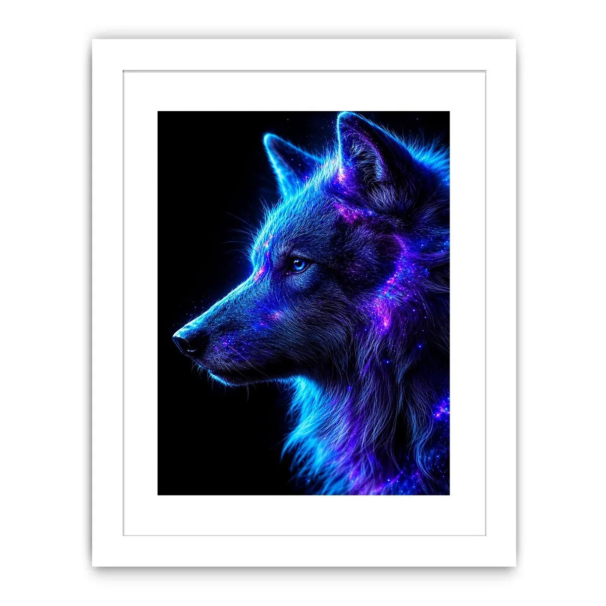 ain cosmic wolf canvas art modern living room