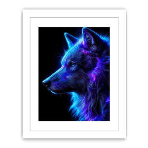 ain cosmic wolf canvas art modern living room