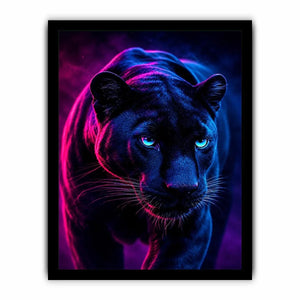   black panther wall art modern bedroom