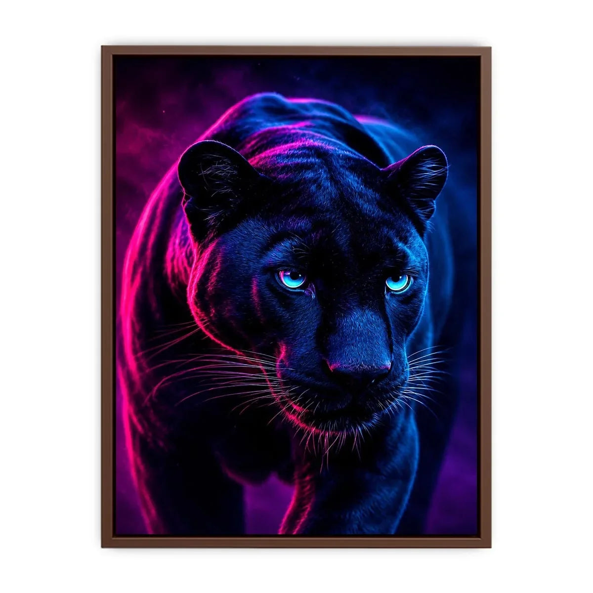   black panther wall art modern bedroom