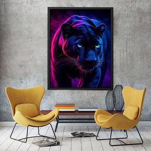   black panther wall art modern bedroom