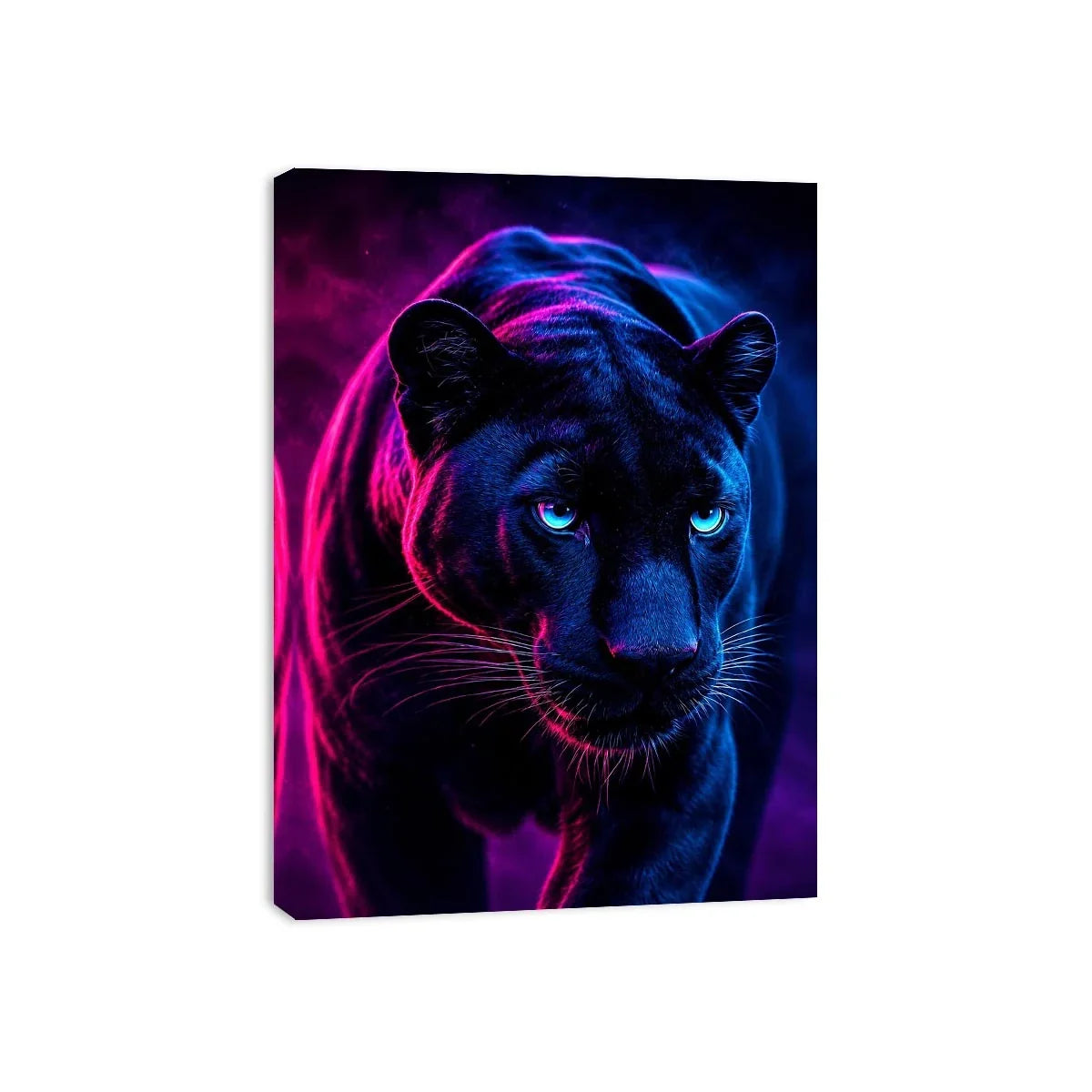   black panther wall art modern bedroom