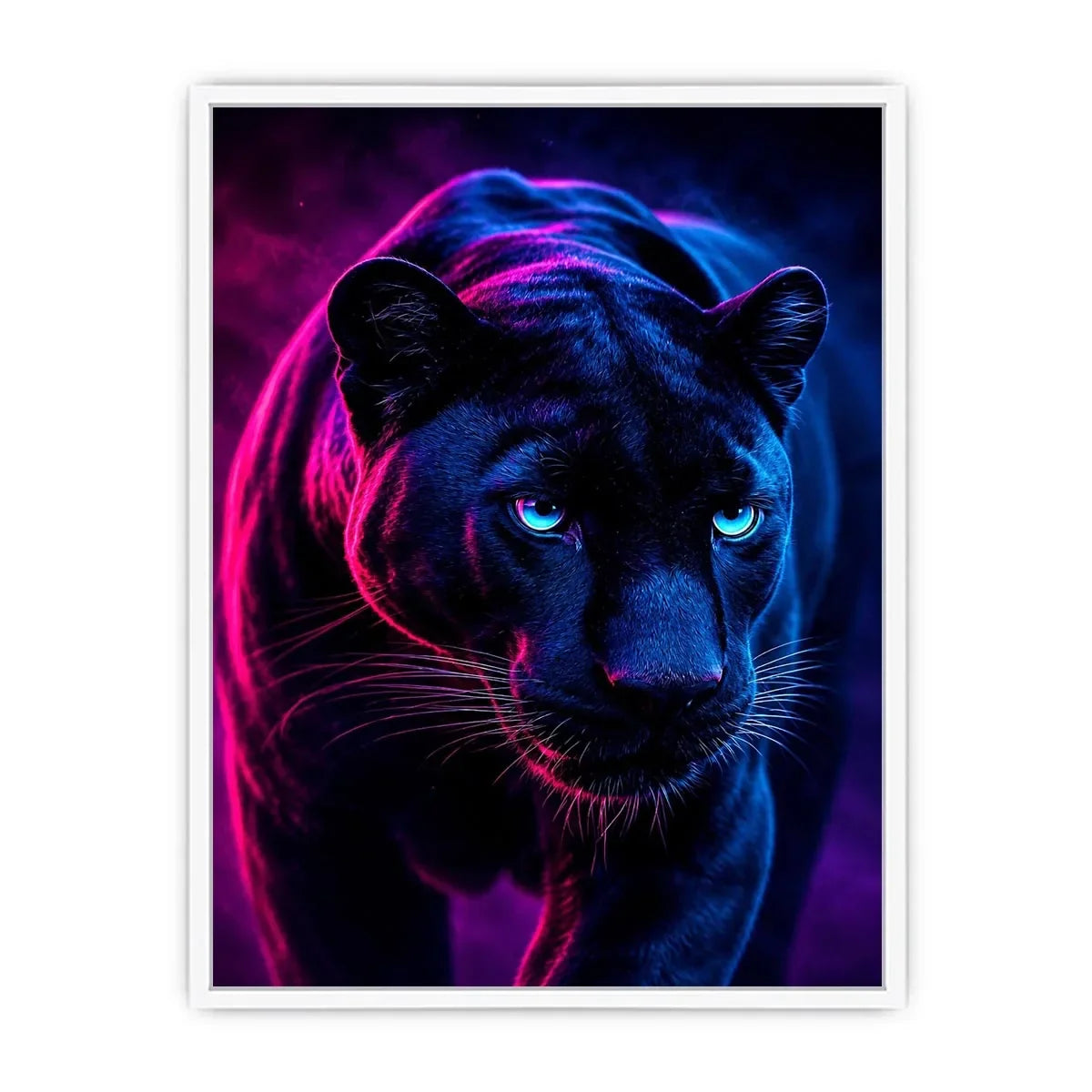  black panther wall art modern bedroom