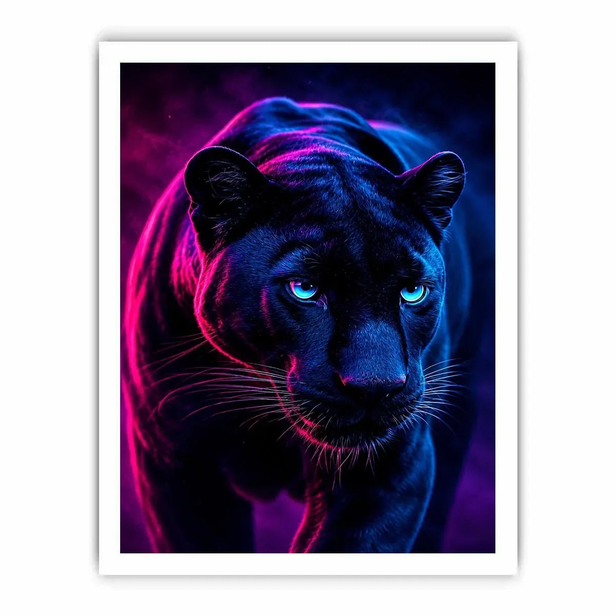   black panther wall art modern bedroom