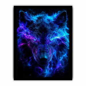   mystic wolf canvas art statement walls