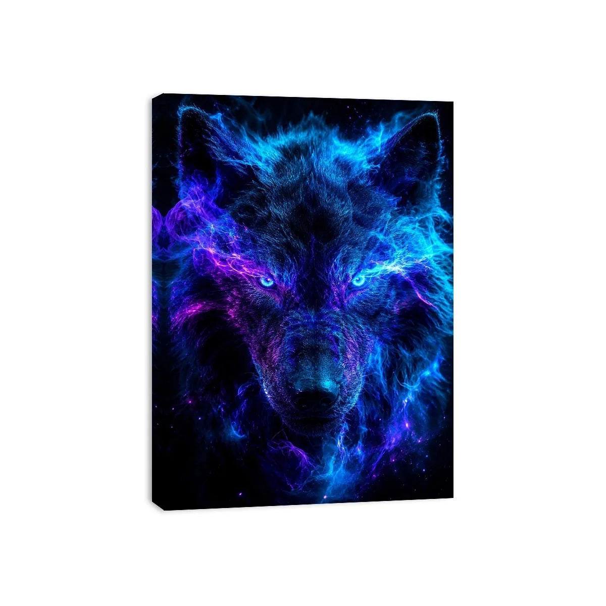   mystic wolf canvas art statement walls