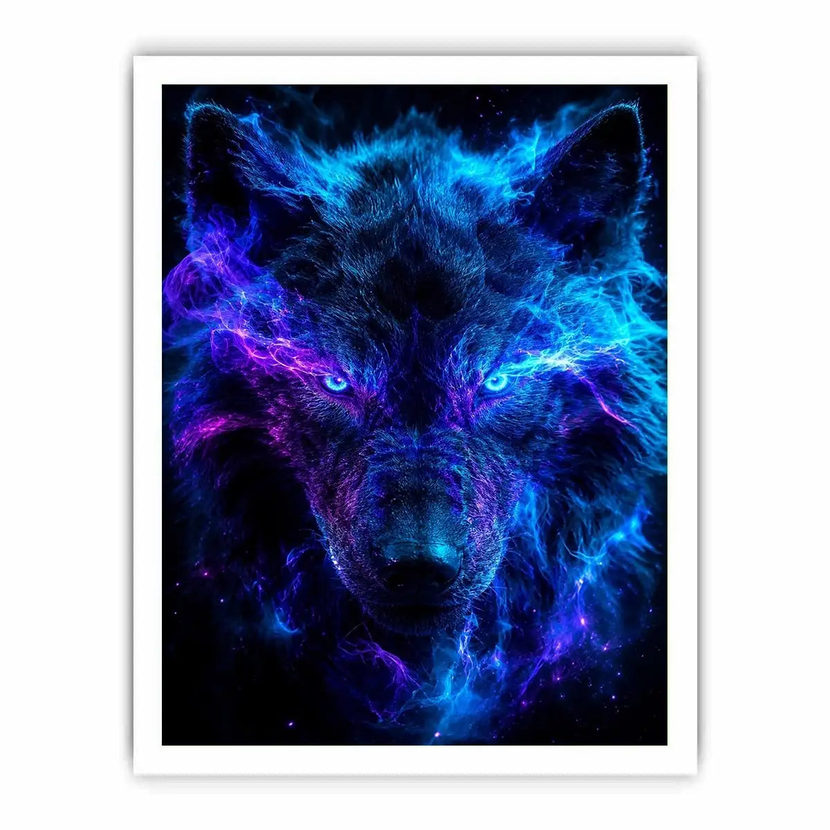   mystic wolf canvas art statement walls