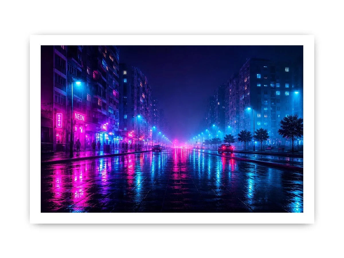   neon city wall decor urban interiors