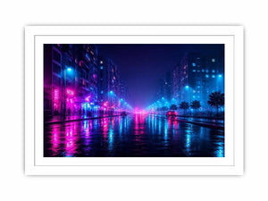   neon city wall decor urban interiors