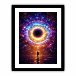   surreal cosmic canvas modern living room