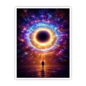   surreal cosmic canvas modern living room