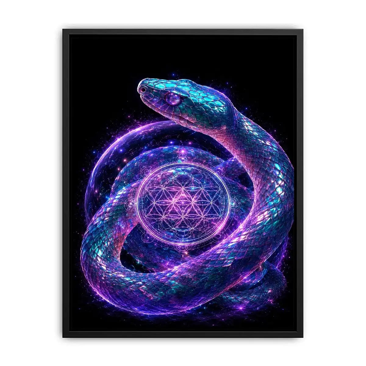   mystical snake canvas modern interior