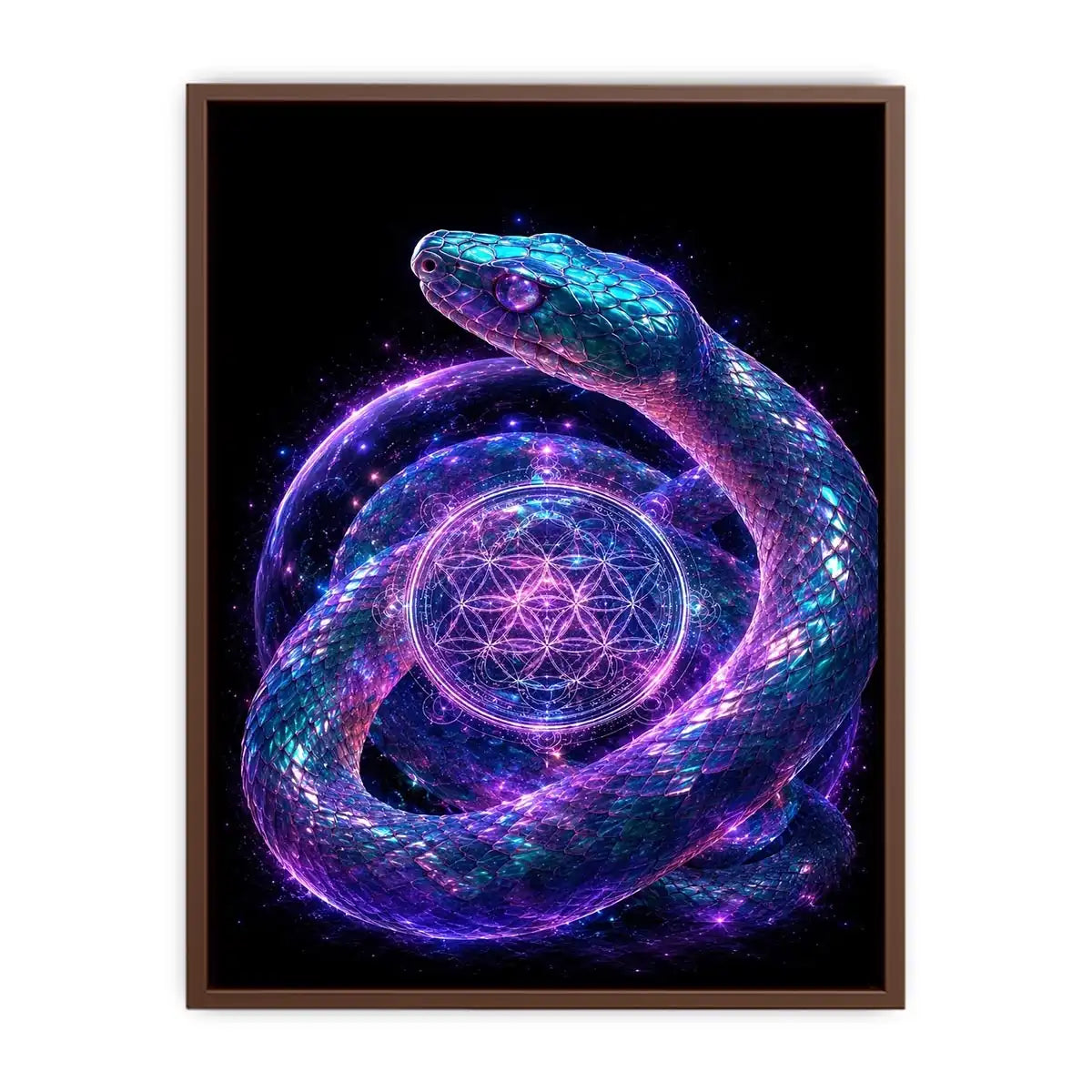   mystical snake canvas modern interior