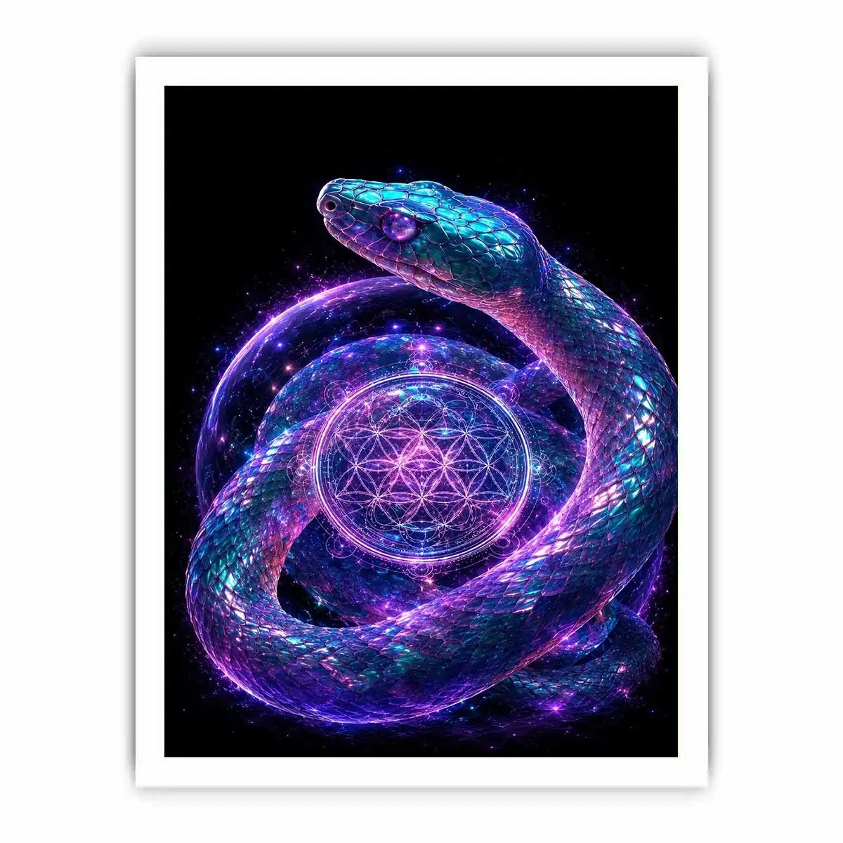   mystical snake canvas modern interior